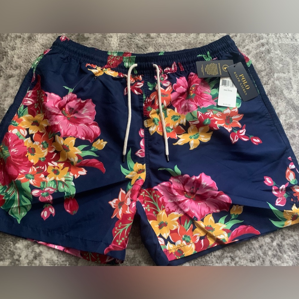 Polo Ralph Lauren • Men's Traveler Floral Swim Shorts